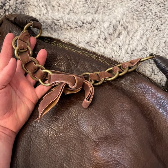 Sigrid olsen dark brown hobo bag - Picture 2 of 6